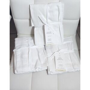 Boll & Branch Signature Organic Cotton Body Pillow Protector Case White 18x54